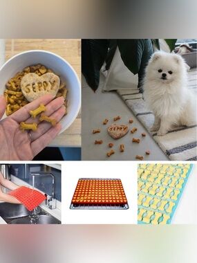 Silicone Moulds for Pet Treats Chocolates Candy Baking / Freezer - Set of 2